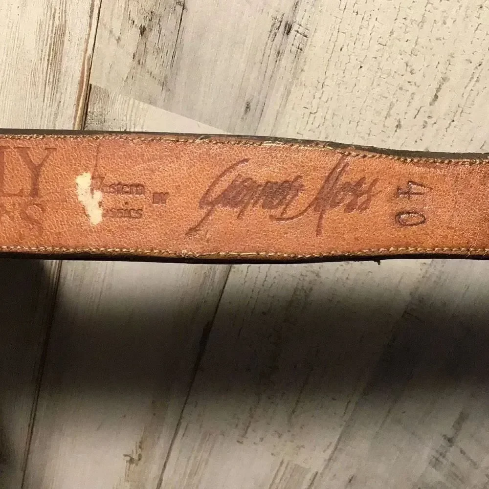 Billy Martin belt alligator